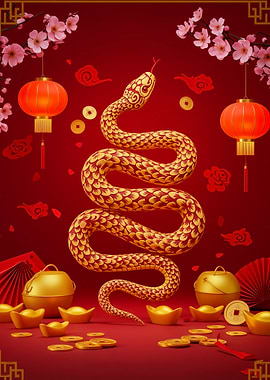 Chinese New Year Snake