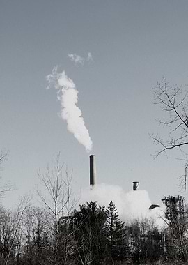 Toronto's Whisper - Industrial Smoke Plume