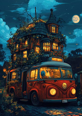 Magical Bus House