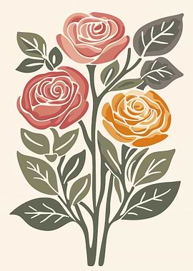 Floral Bouquet Illustration