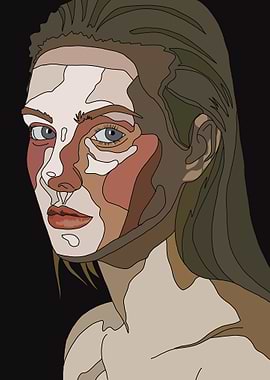 Woman's Face Illustration