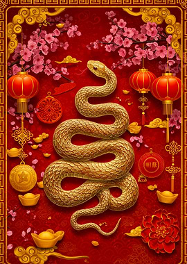 Chinese New Year Snake