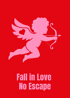 Cupid Valentine's Day Print | Valentine's Day vibrant art