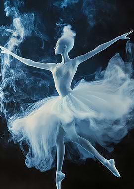Ballerina in Smoke