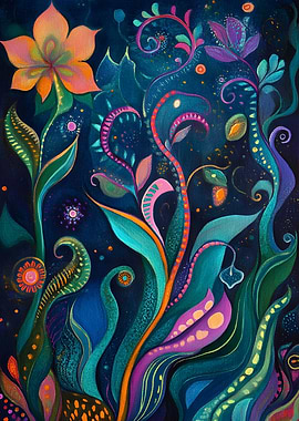 Garden of Lost Thoughts A mystical garden Fan Art