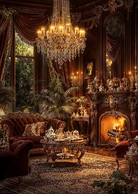 Opulent Living Room Interior