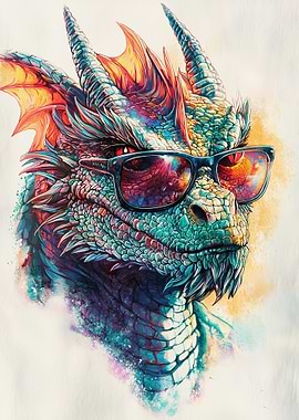 Dragon with Sunglasses
