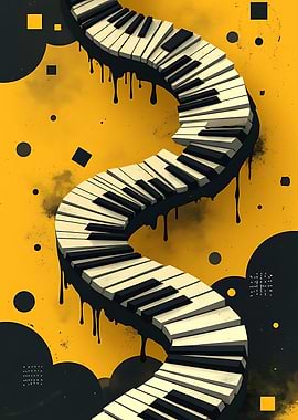Melted Piano Keys