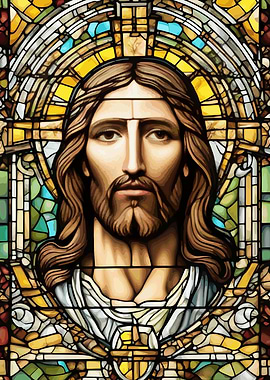 Stained Glass Jesus