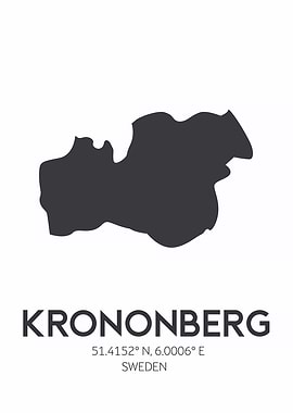 Krononberg, Sweden Map