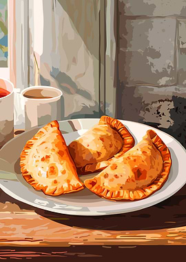 Empanadas on a Plate