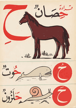 Arabic Alphabet Illustration