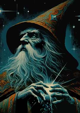 Dark Fantasy Wizard