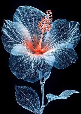 X-Ray Hibiscus Flower