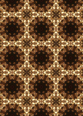 Golden Mandala Pattern