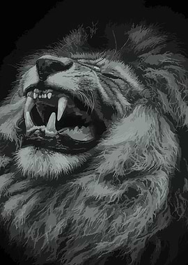 Roaring Lion Portrait