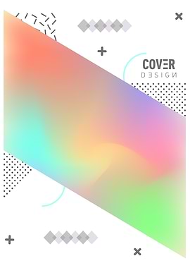 Holographic Gradient Cover Design