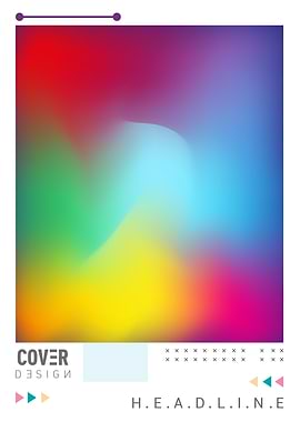 Abstract Gradient Cover Design