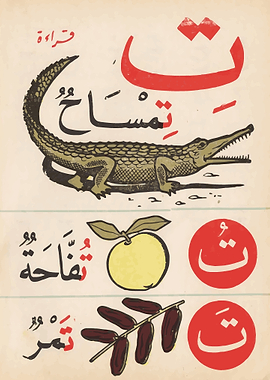 Arabic Alphabet Illustration