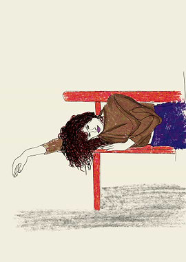 Stylish queen resting