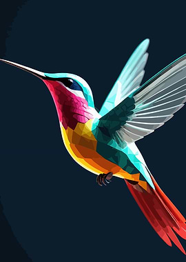 Hummingbird in Flight