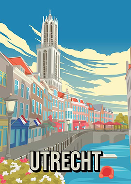 Utrecht Netherlands Cityscape Skyline