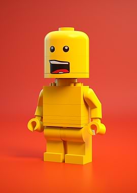 Yellow Lego Minifigure