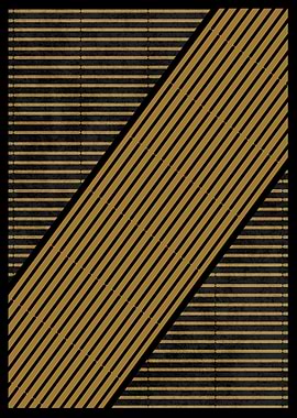 Gold and Black Stripes