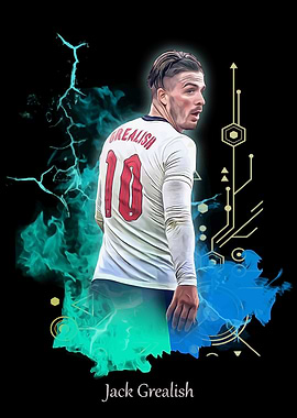 Jack Grealish Football Art