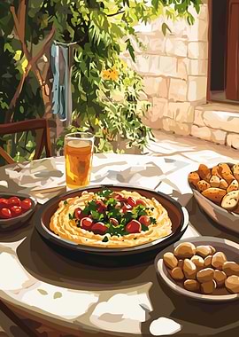 Mediterranean Table Setting