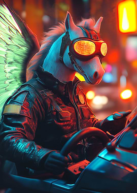 Cyberpunk Pegasus Driver
