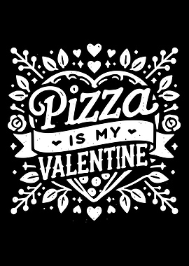 Pizza Valentine's Day Design