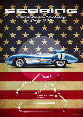 Sebring Raceway Poster