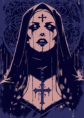 Dark Nun Illustration
