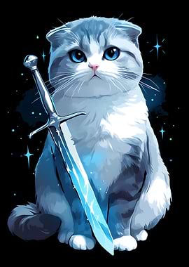 Cat with Sword