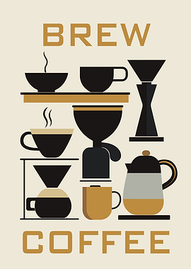 Brew Coffee Poster