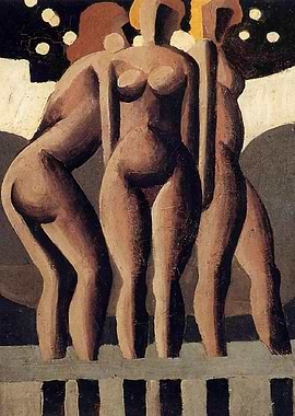 Rene Magritte Three Figures