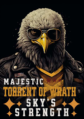 Cool Eagle in Sunglasses