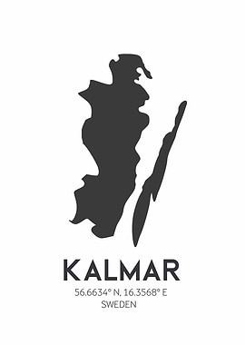 Kalmar, Sweden Map