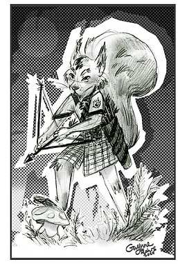 Robin Hood the Red Squirrel Archer