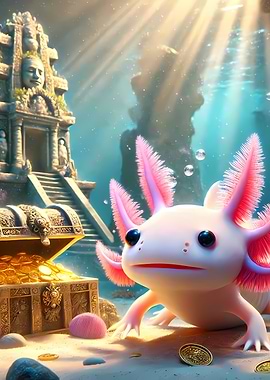 Axolotl and Treasure