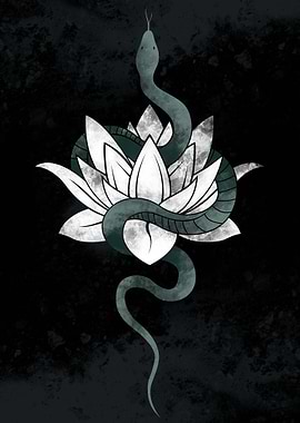 Snake and Lotus
