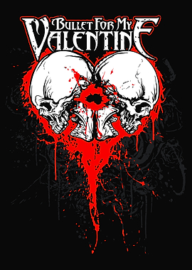 Bullet For My Valentine Skull Heart