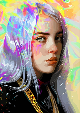 Billie Eilish Digital Art