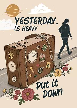 Yesterday Is Heavy, Put It Down – Inspirational - dont look back