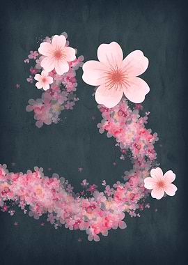 Cherry Blossom Stream III