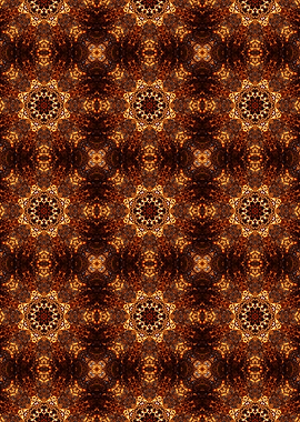 Intricate Golden Pattern