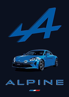 Alpine A110 Poster