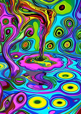 Abstract Psychedelic Artwork