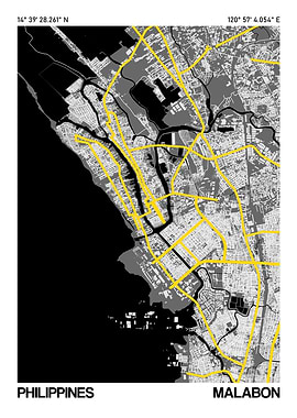Malabon City Street Map